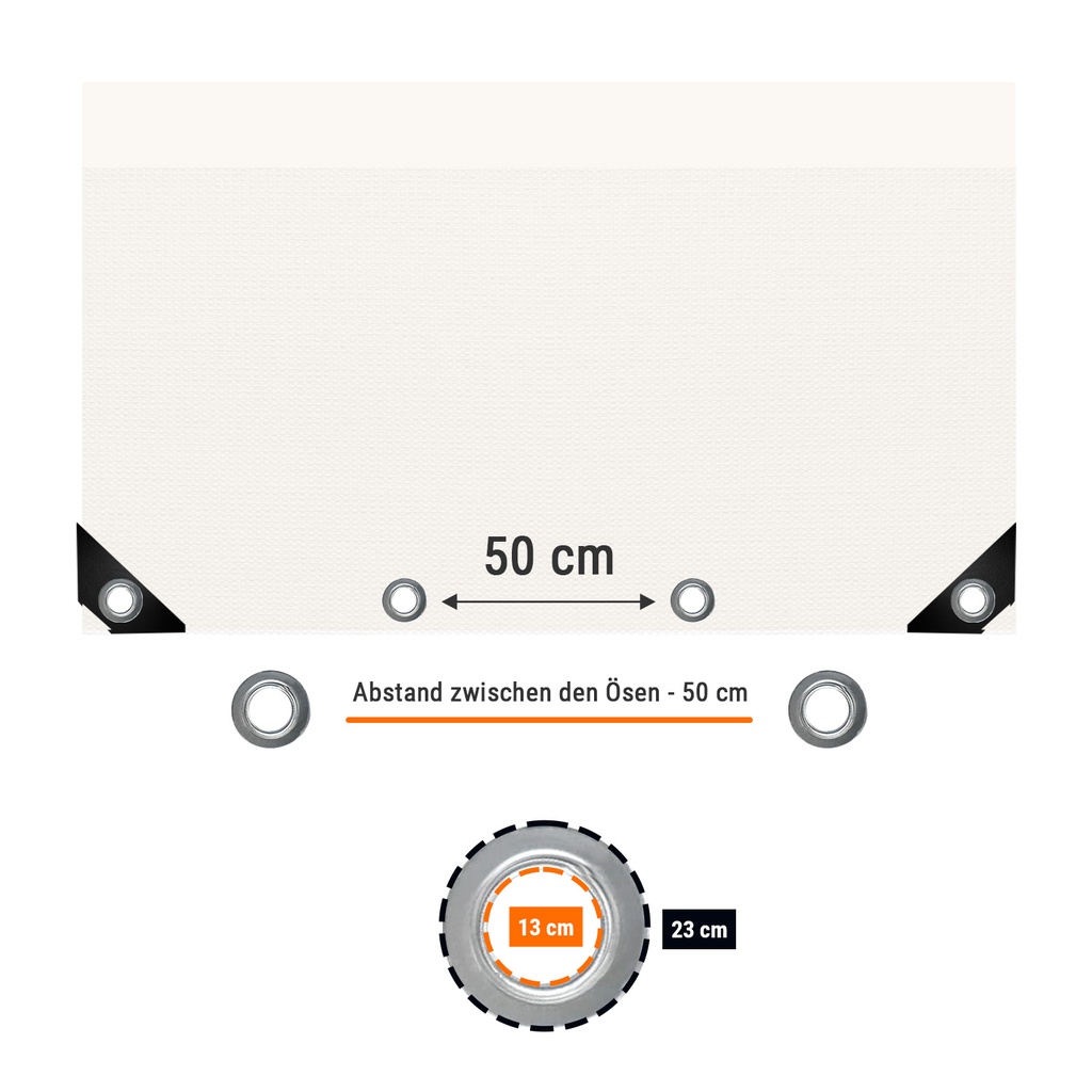 wit 650 g/m² PVC 3 x 5m (15m²) Zeil-2