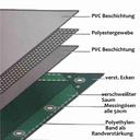 wit 650 g/m² PVC 4 x 5m (20m²) Zeil-0