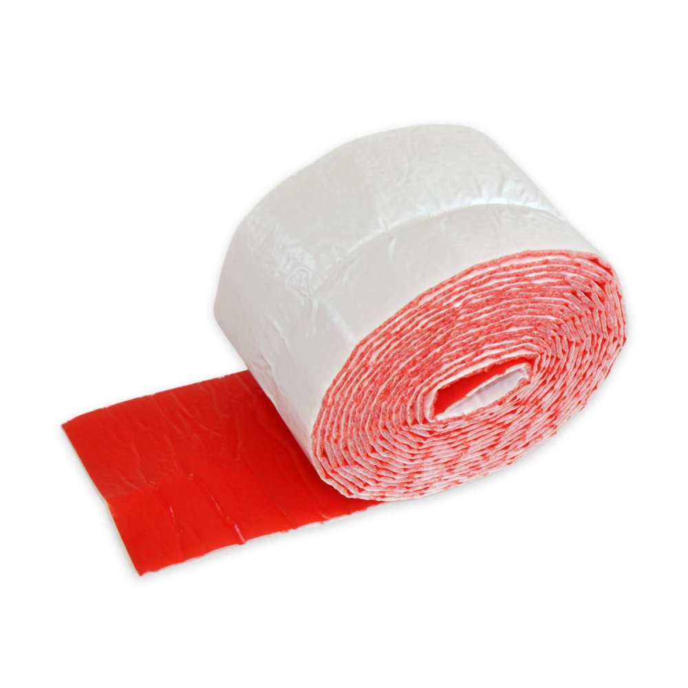 NMC Zelfklevende tape met PE-beschermfolie, CLIMAFLEX STABIL, BxDxL:100 x 2 x 3600, Rood-1