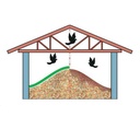 Strooiselvlies Beschermvlies 140g/m² 9, 8m x 12, 5m (122, 5m²)-4