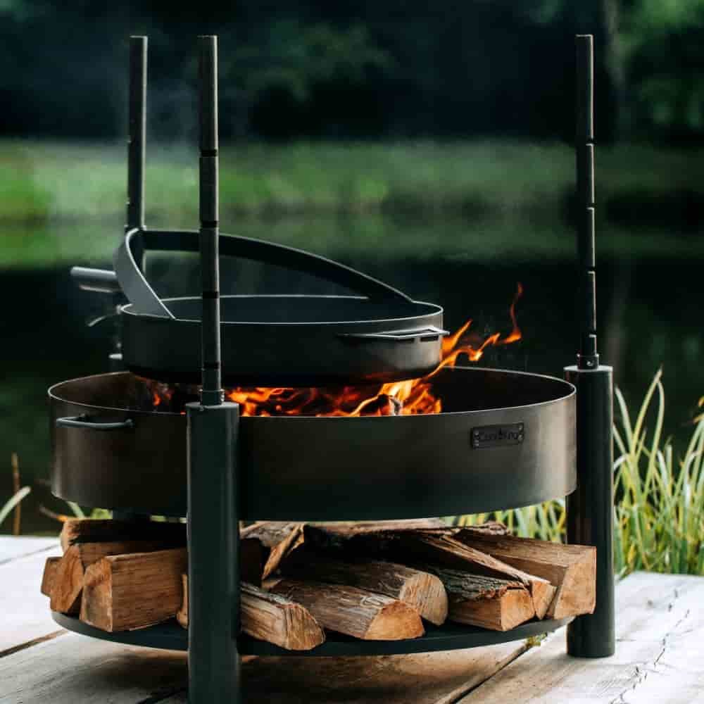 Grillplaat 50 cm van natuurstaal voor vuurschalen "MONTANA X" en "BANDITO"-1