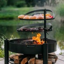 Grillplaat 50 cm van natuurstaal voor vuurschalen "MONTANA X" en "BANDITO"-2