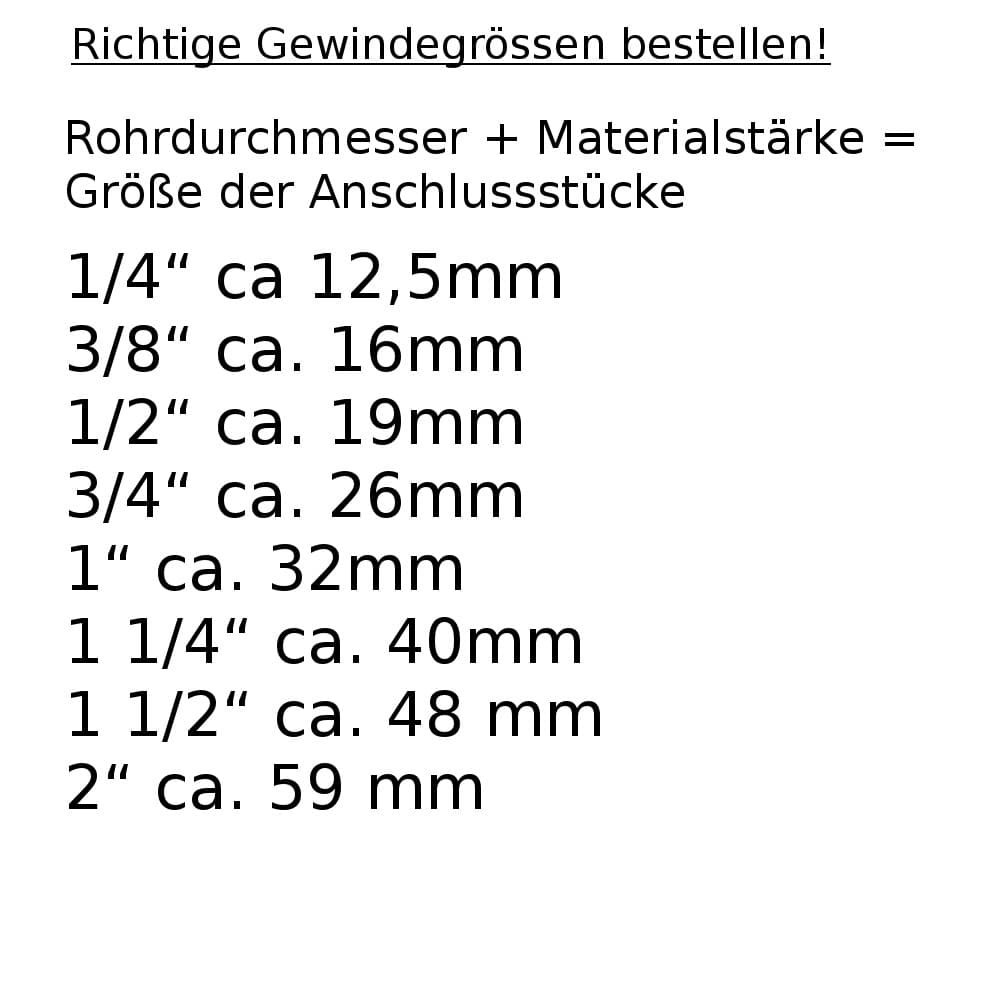 Wandwinkel 16 x 2 mm - 3/8" - 39 mm-2