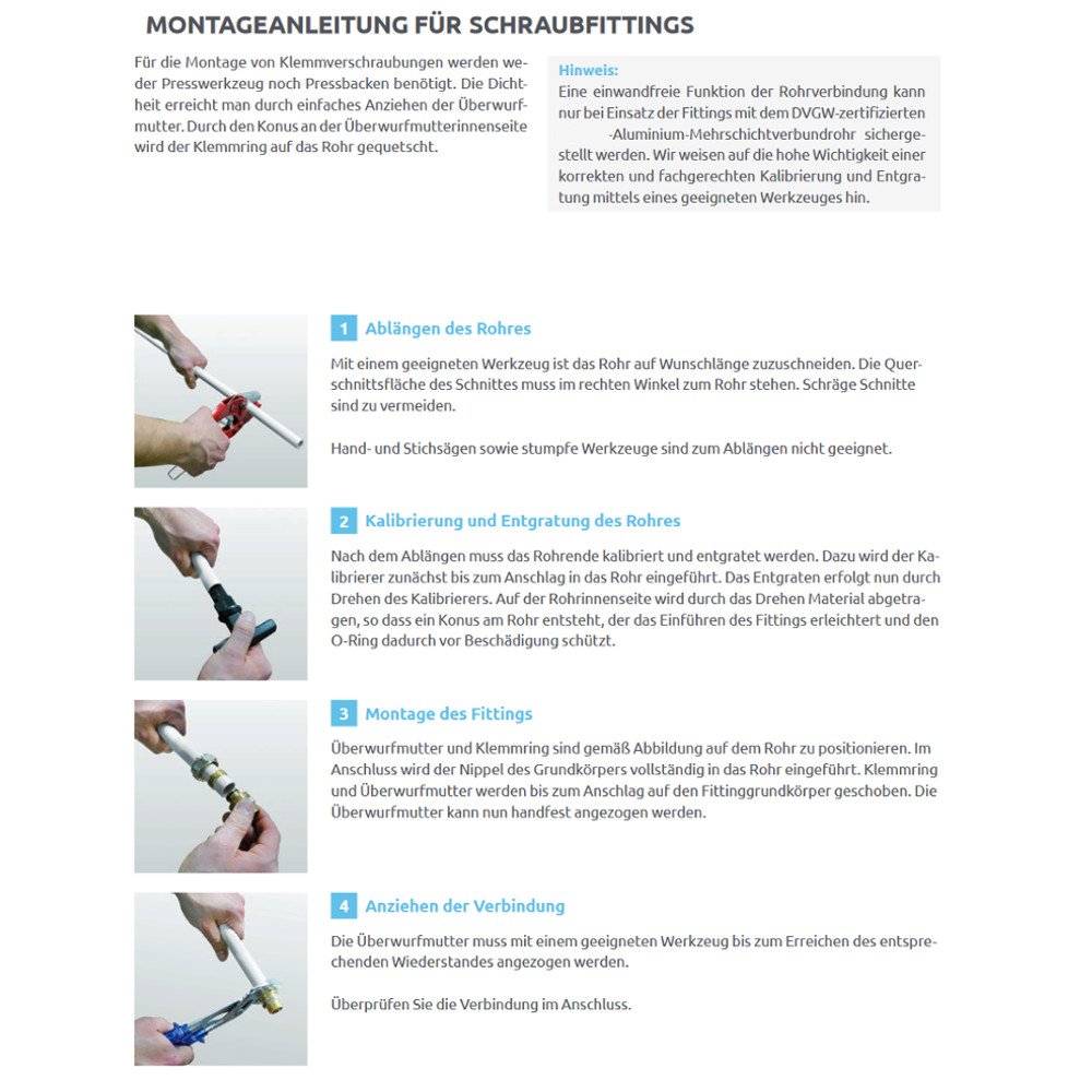 Schroeffitting T-stuk Midden uitgebreid 16 x 2 - 20 x 2 - 16 x 2-0