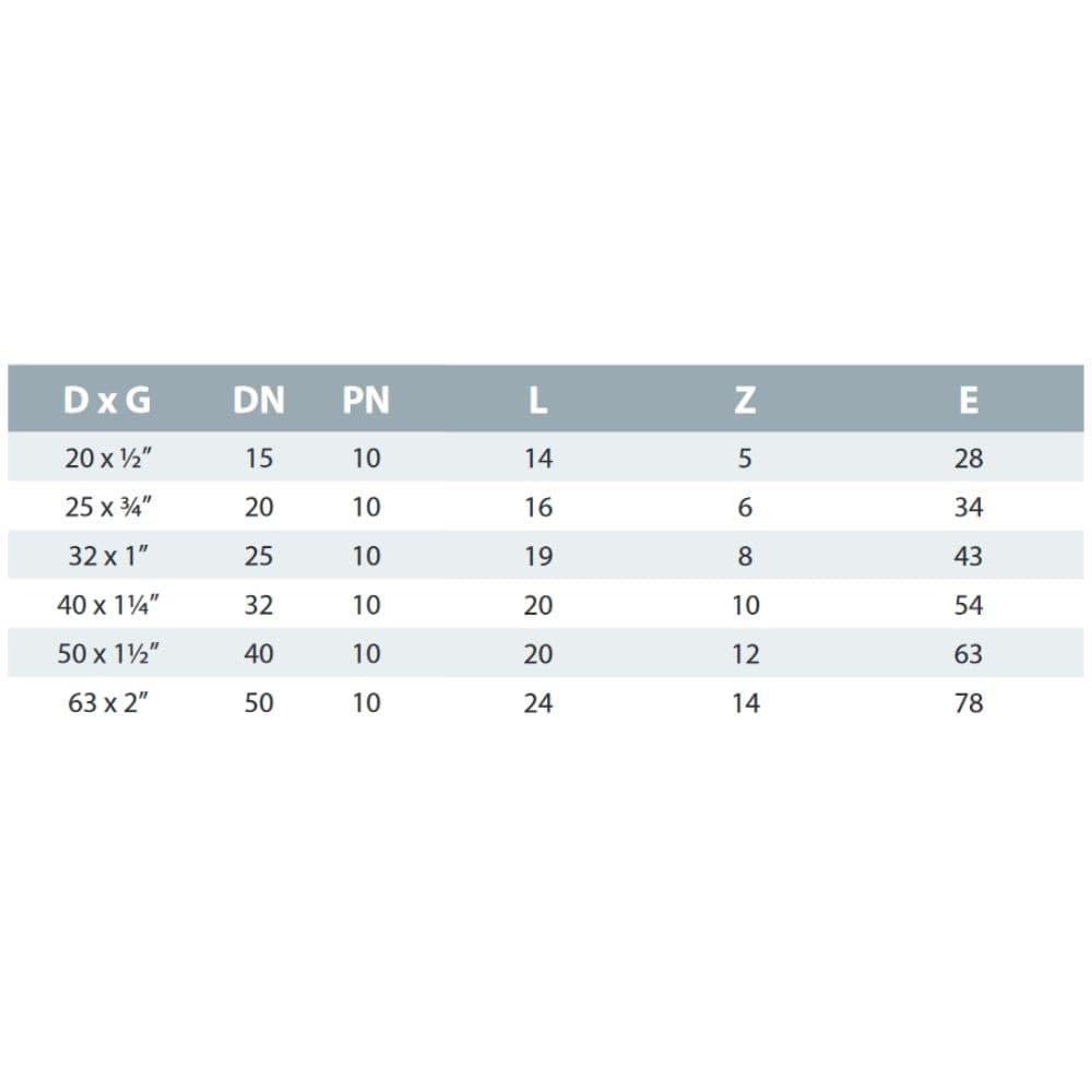 PVC-U 45°Bocht IG 1" PN10-1