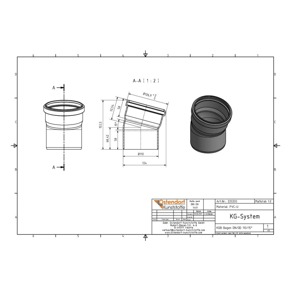 KGB Bocht DN/OD 110 15 Graden-2