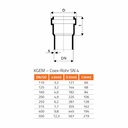 KGMM Dubbele mof met brug DN/OD 250-0