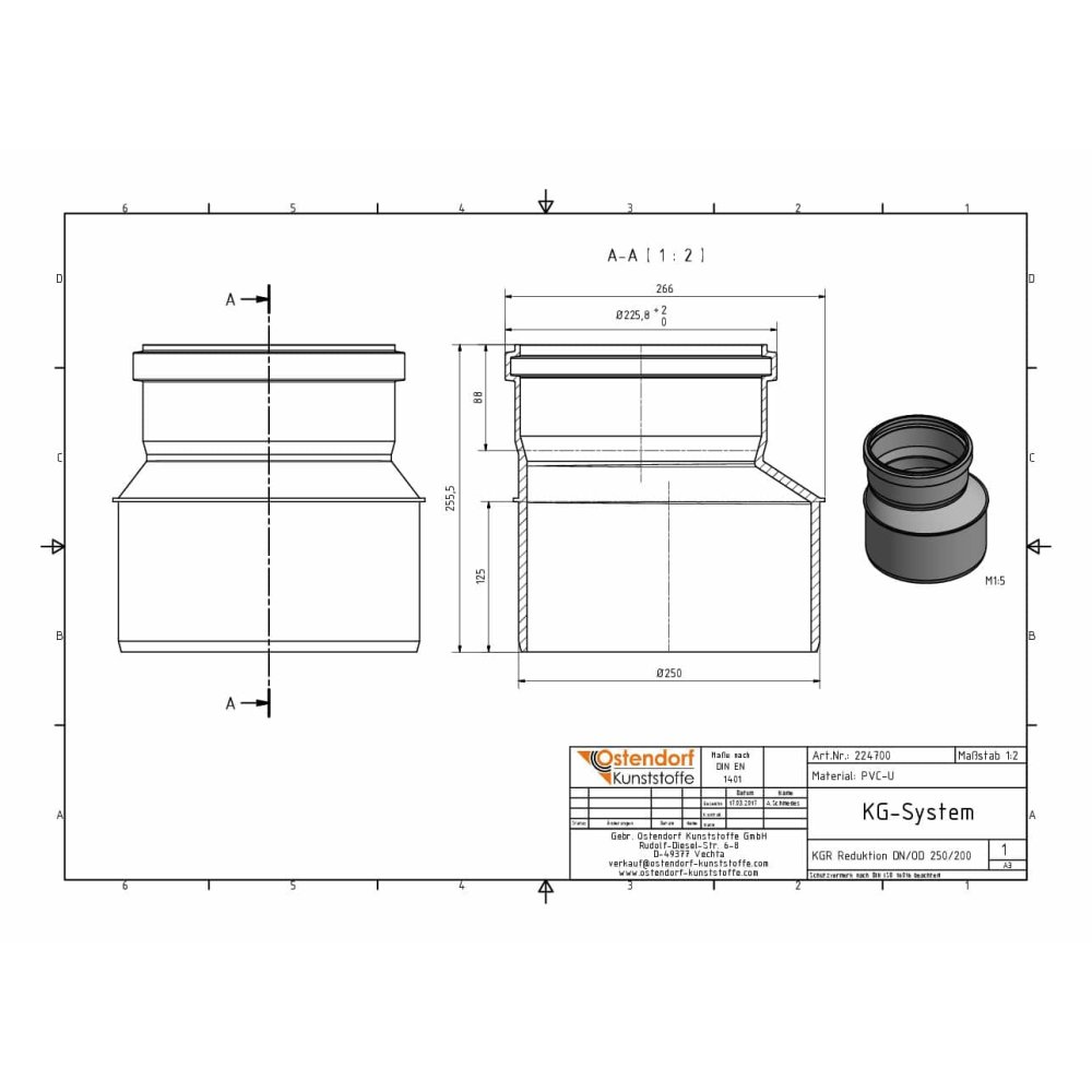 KGR Reductie DN/OD 250/200-1