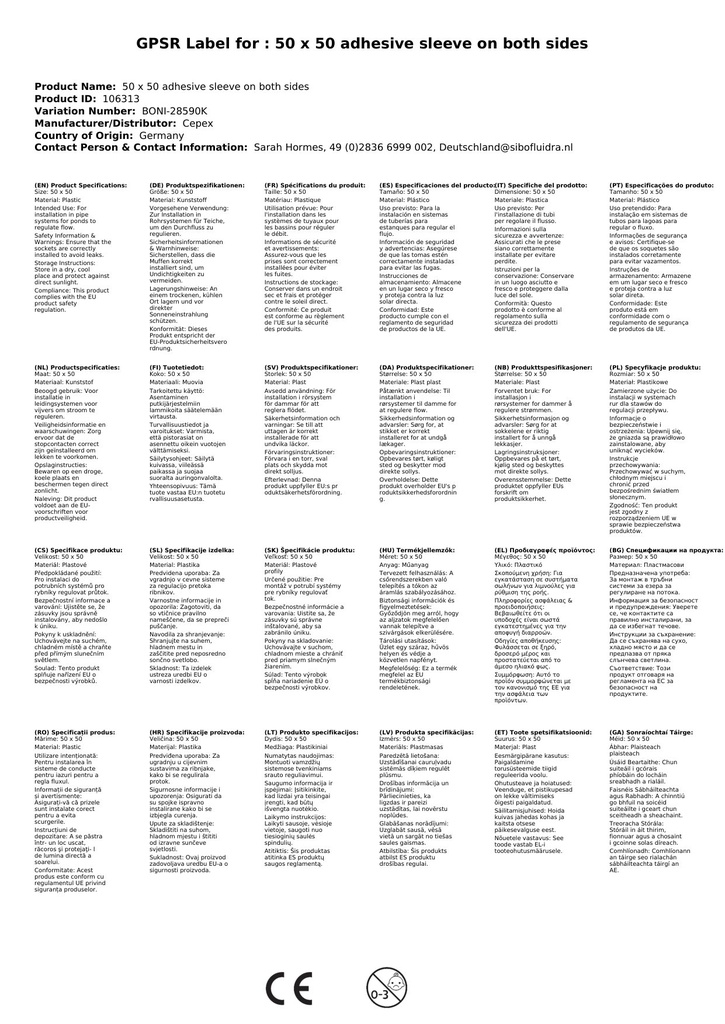 Schuifafsluiter 50 x 50 Lijmmof aan beide zijden-2