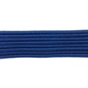 Plat elastisch koord met 2 extra sterke dubbele haken 80 cm Blauw-0