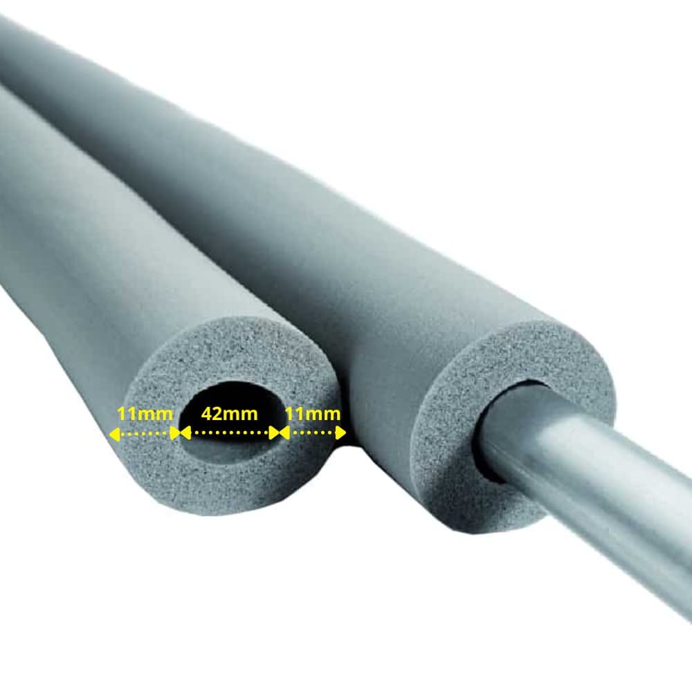 INSUL-TUBE® H PLUS Rubber 2m Buisisolatie Ø 42 mm x 10 mm Isolatie