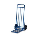 Pakketroller 150 kg met opklapbare schop Luchtbanden 490 x 635 x 1025 mm