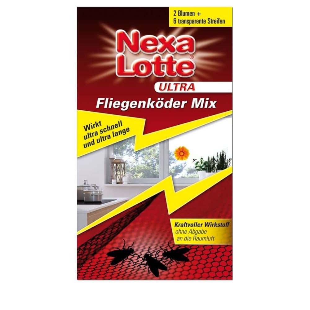 NEXA LOTTE® Ultra Vliegenvanger Mix 2 Motiefbeelden+ 6 Strips