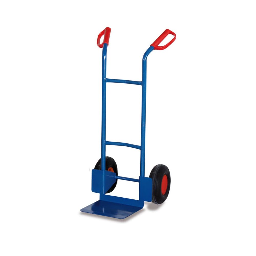 Stalen buis steekwagen 200 kg met luchtbanden 570 x 530 x 1105 mm