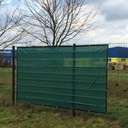 versterkt groen bouwhekdoek 1,76m x 3,41m