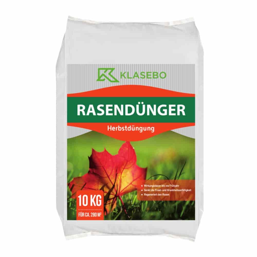 10kg Gazonmest Herbstdüngung KLASEBO 6+5+12 NPK