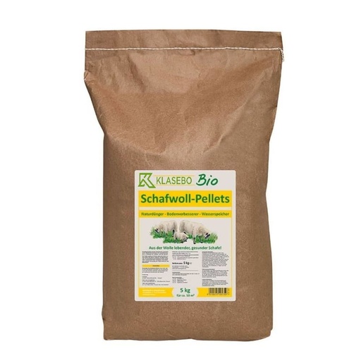 [BONI-10.575] Schapenwol-Pellets Bio 5 kg voor ca. 50 - 100 m²