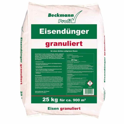 [BONI-11425] 25 kg granulierter Beckmann IJzermest 2-4mm voor ca. 900m²