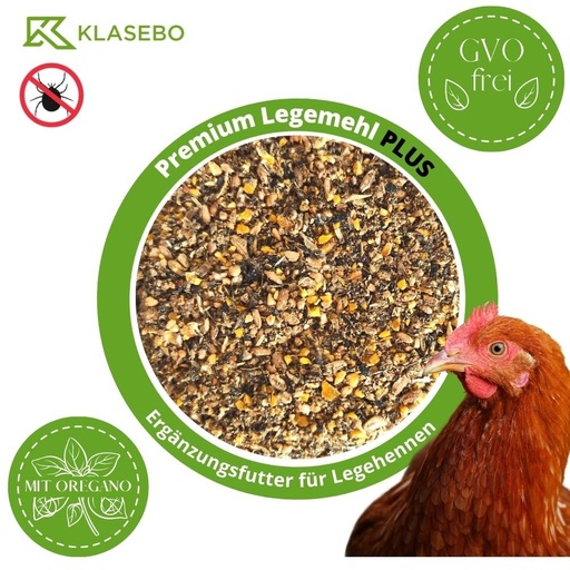 [BONI-42471] 25 kg Premium Legemehl PLUS met Oregano - Pluimveevoer voor kippen, ganzen, eenden