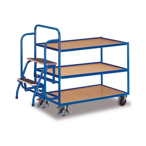 [BONI-sw-600.615] Orderpickwagen met 3 planken