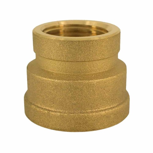 [BONI-34472K] Draadfitting Messing Koppeling gereduceerd 3/4" IG x 1/2" IG