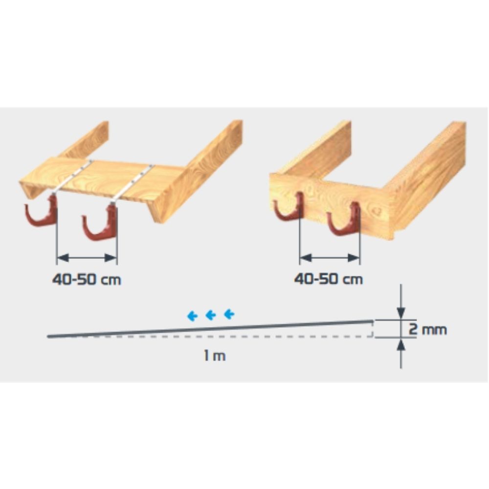 Fallpijpverbinding/-mof bruin Systeem 90-6